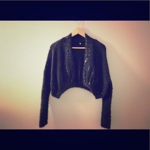 Knitted & Knotted Black Sweater